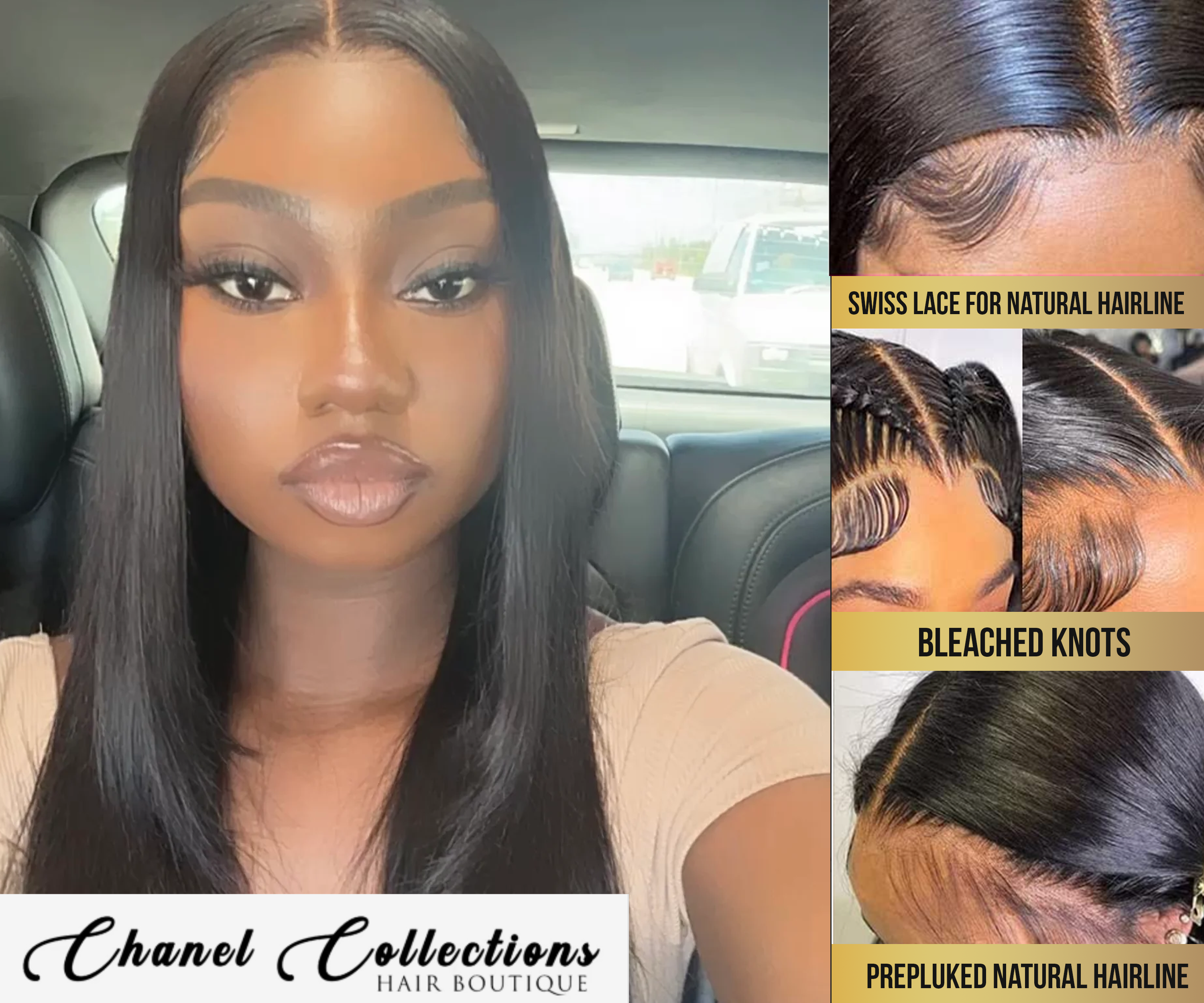 200% Density Straight HD Lace Unit